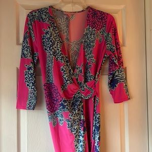 Lilly Pulitzer wrap dress